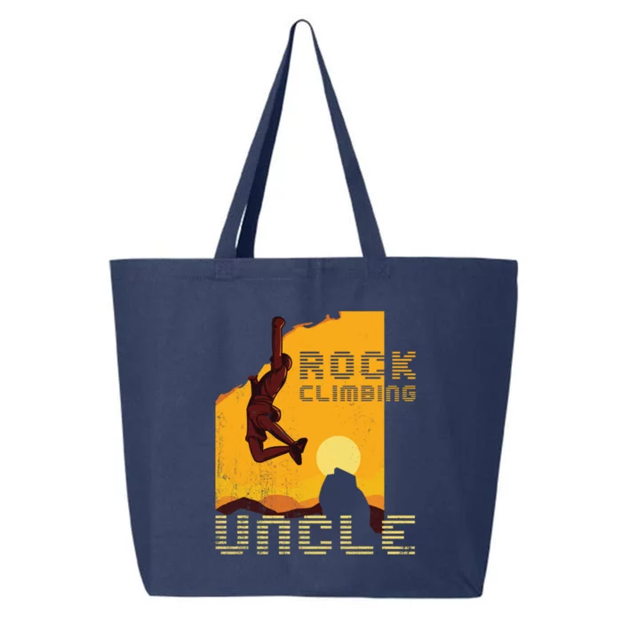 Retro Rockclimbing Sunset Rockclimbing Uncle Gift 25L Jumbo Tote