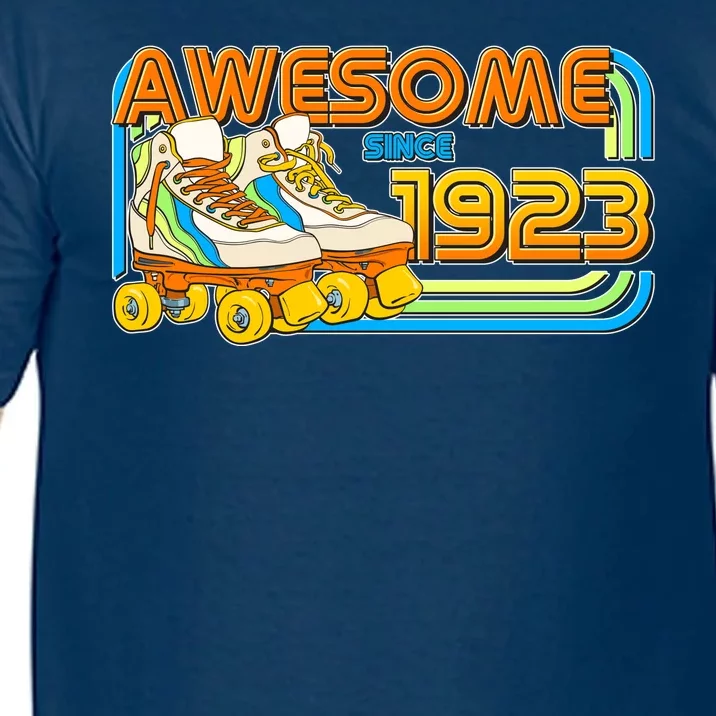 Retro Roller Skates Awesome Since 1923 100th Birthday Comfort Colors T-Shirt