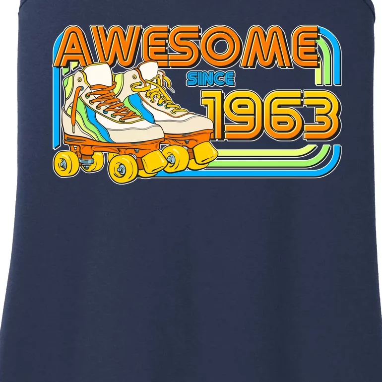 Retro Roller Skates Awesome Since 1963 60th Birthday Ladies Essential Tank