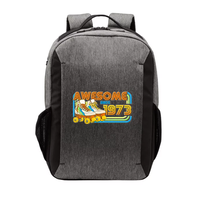 Retro Roller Skates Awesome Since 1973 50th Birthday Vector Backpack