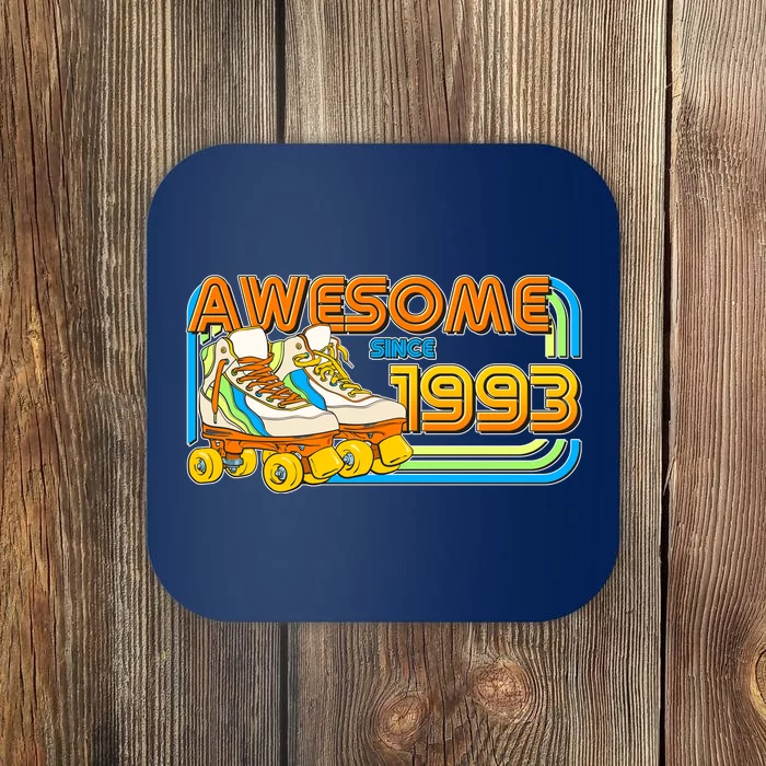 Retro Roller Skates Awesome Since 1993 30th Birthday Coaster