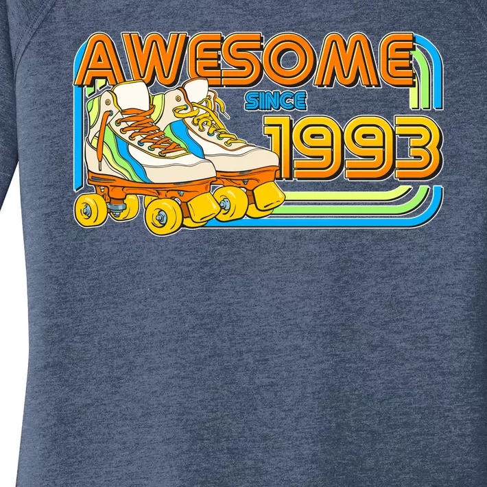 Retro Roller Skates Awesome Since 1993 30th Birthday Women's Perfect Tri Tunic Long Sleeve Shirt