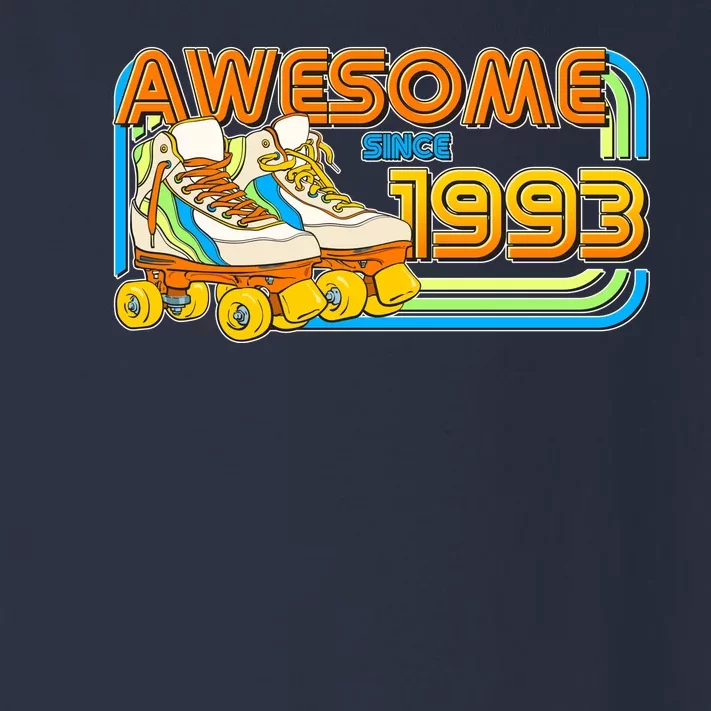 Retro Roller Skates Awesome Since 1993 30th Birthday Toddler Long Sleeve Shirt