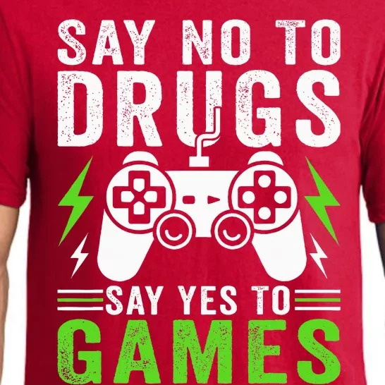 Red Ribbon Squad Week Say No to Drugs Say Yes to Video Games Pajama Set