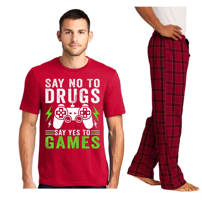 Red Ribbon Squad Week Say No to Drugs Say Yes to Video Games Pajama Set