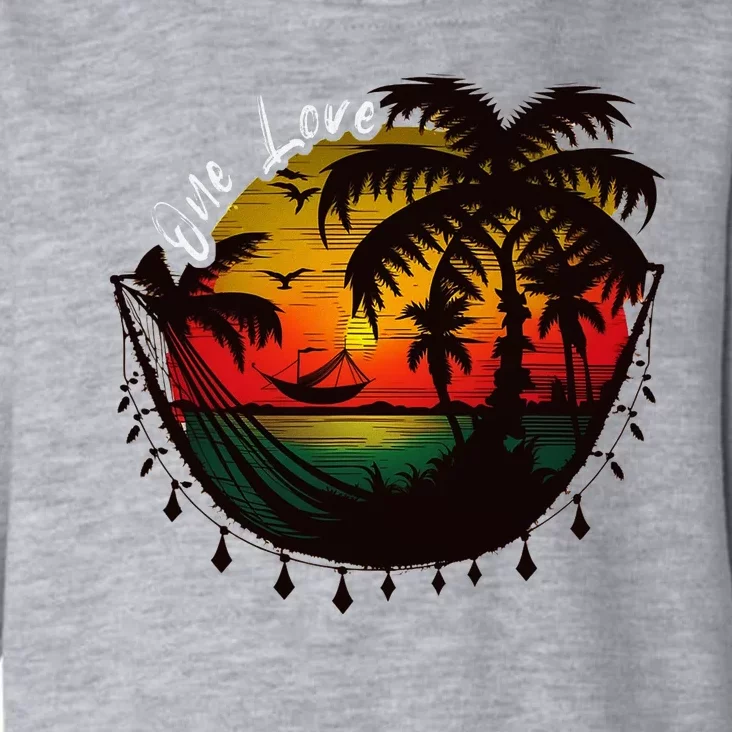 Rasta Reggae Sunset One Pride Love Rastafari Jamaican Toddler Hoodie