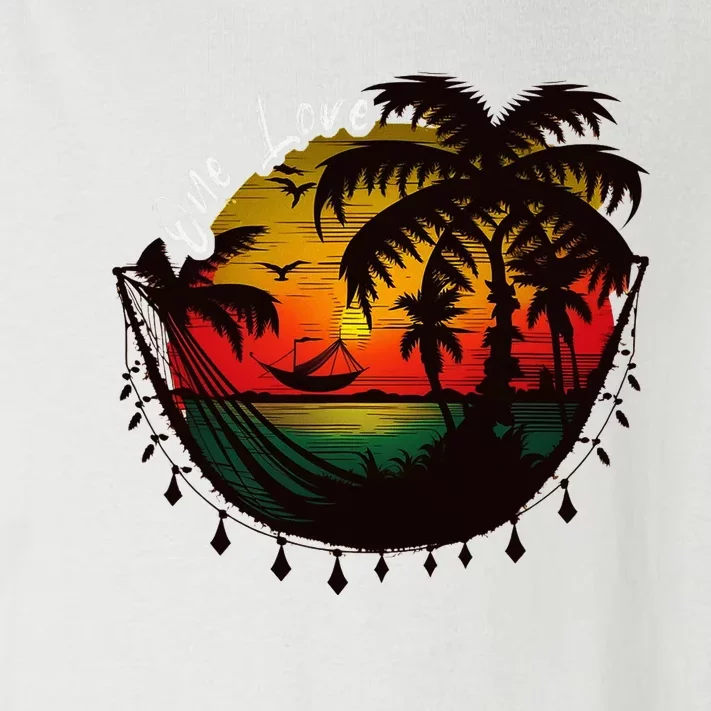 Rasta Reggae Sunset One Pride Love Rastafari Jamaican Toddler Long Sleeve Shirt