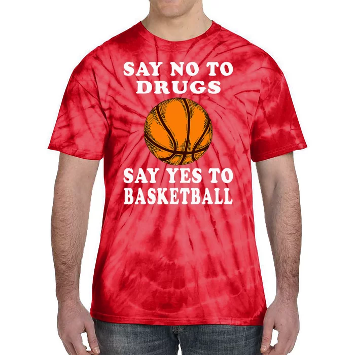 Red Ribbon Squad Week Say No To Say Yes To BasketBall Tie-Dye T-Shirt