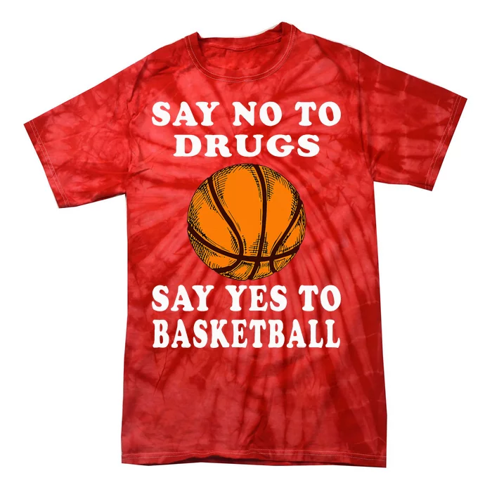 Red Ribbon Squad Week Say No To Say Yes To BasketBall Tie-Dye T-Shirt