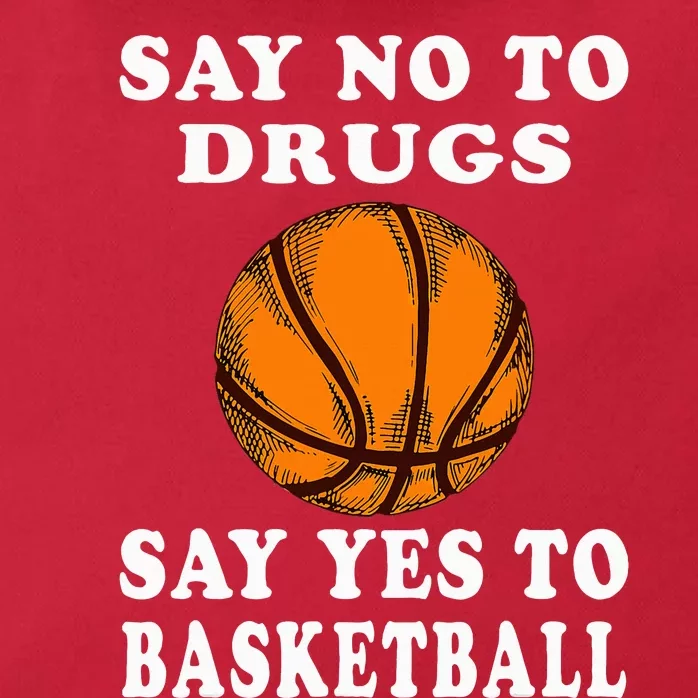 Red Ribbon Squad Week Say No To Say Yes To BasketBall Zip Tote Bag