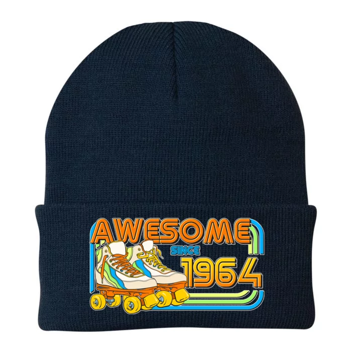 Retro Roller Skates Awesome Since 1964 60th Birthday Knit Cap Winter Beanie