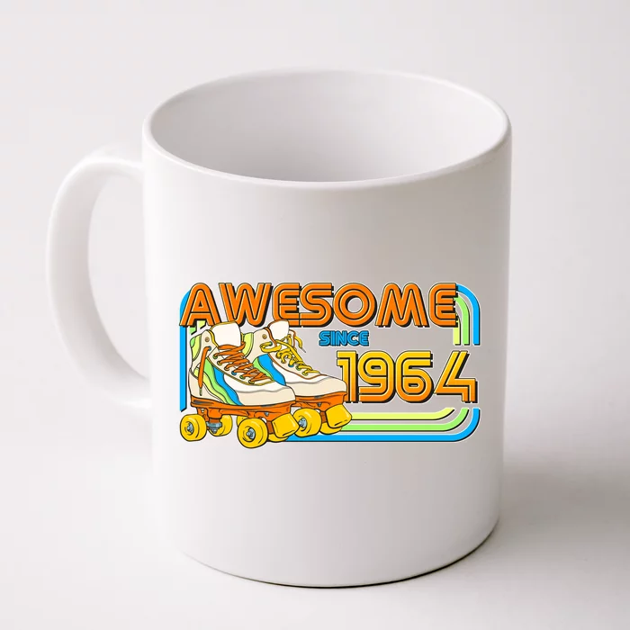 Retro Roller Skates Awesome Since 1964 60th Birthday Front & Back Coffee Mug