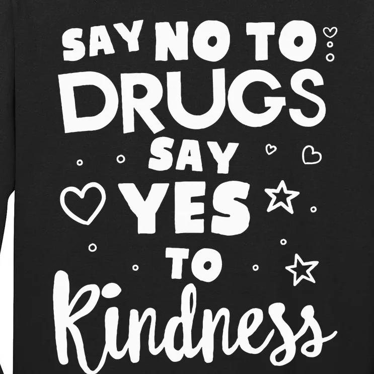 Red Ribbon Squad Week Say No To Say Yes To Be Kind Tall Long Sleeve T-Shirt