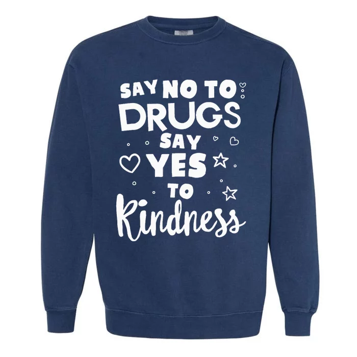 Red Ribbon Squad Week Say No To Say Yes To Be Kind Garment-Dyed Sweatshirt