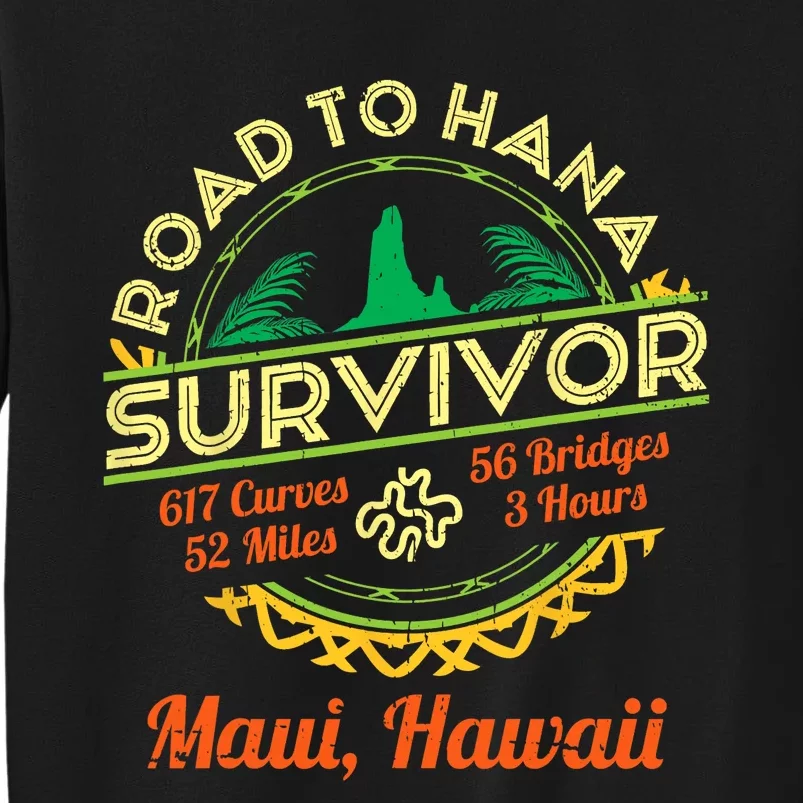 RJC Road To Hana Survivor Maui Hawaii Trip Adventure Sweatshirt