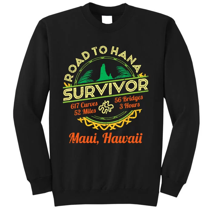 RJC Road To Hana Survivor Maui Hawaii Trip Adventure Sweatshirt