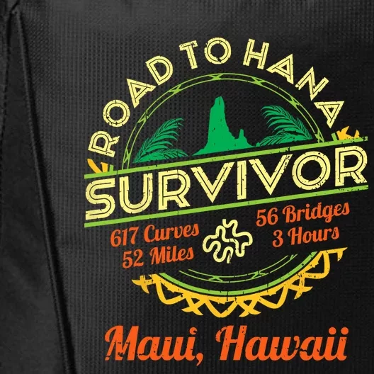 RJC Road To Hana Survivor Maui Hawaii Trip Adventure City Backpack