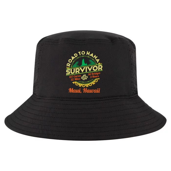 Rjc Road To Hana Survivor Maui Hawaii Trip Adventure Cool Comfort Performance Bucket Hat