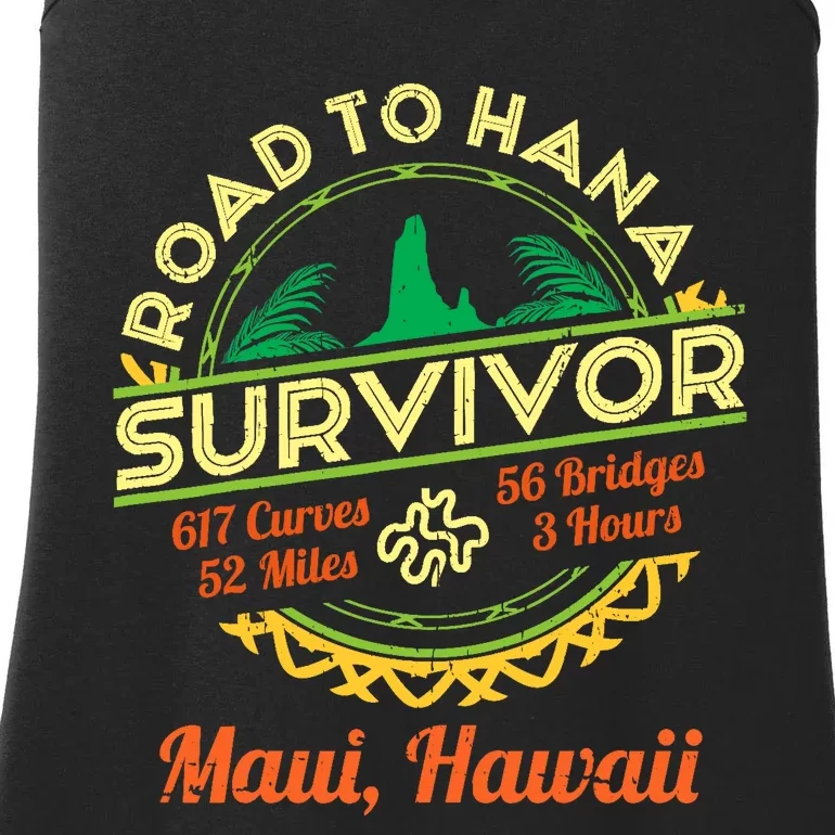 Rjc Road To Hana Survivor Maui Hawaii Trip Adventure Ladies Essential Tank