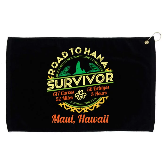 Rjc Road To Hana Survivor Maui Hawaii Trip Adventure Grommeted Golf Towel