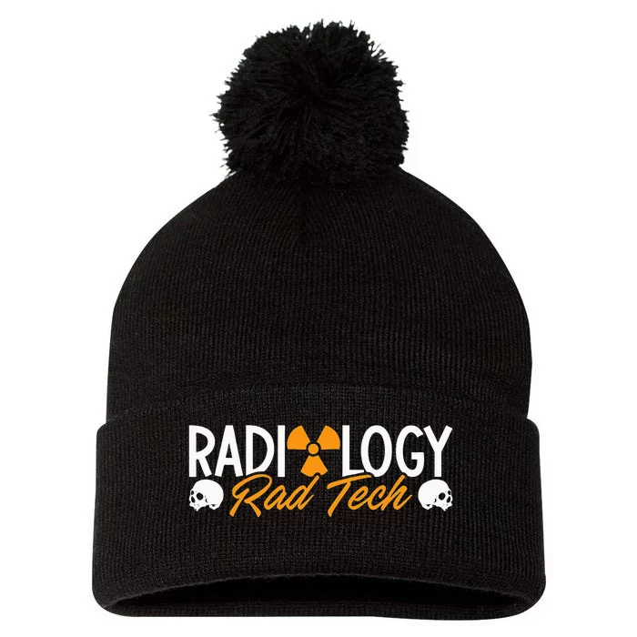 Radiology Rad Tech Technologist Xray Rad Techs Radiology Pom Pom 12in Knit Beanie