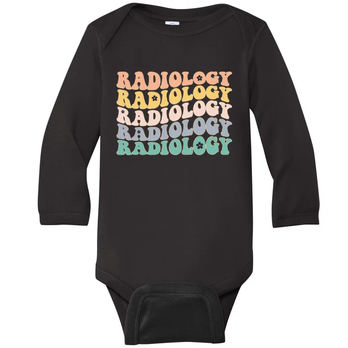 Radiology Radiologic Technologist Xray Tech Baby Long Sleeve Bodysuit