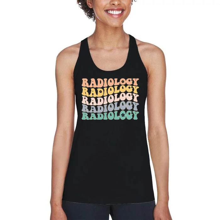 Radiology Radiologic Technologist Xray Tech Women's Racerback Tank