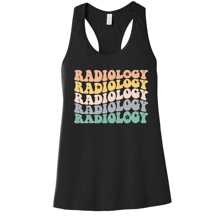 Radiology Radiologic Technologist Xray Tech Women's Racerback Tank