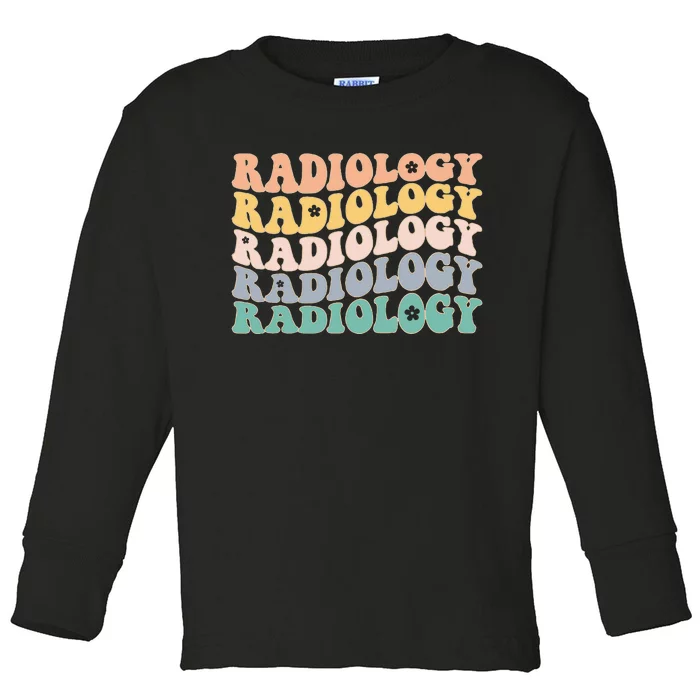 Radiology Radiologic Technologist Xray Tech Toddler Long Sleeve Shirt