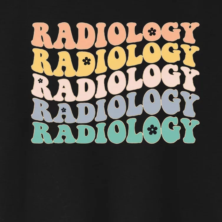 Radiology Radiologic Technologist Xray Tech Women's Crop Top Tee