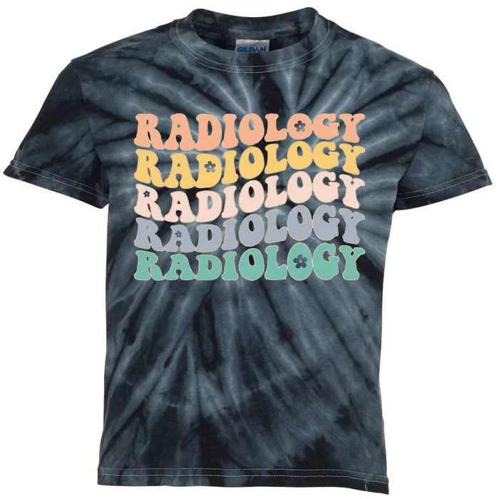 Radiology Radiologic Technologist Xray Tech Kids Tie-Dye T-Shirt