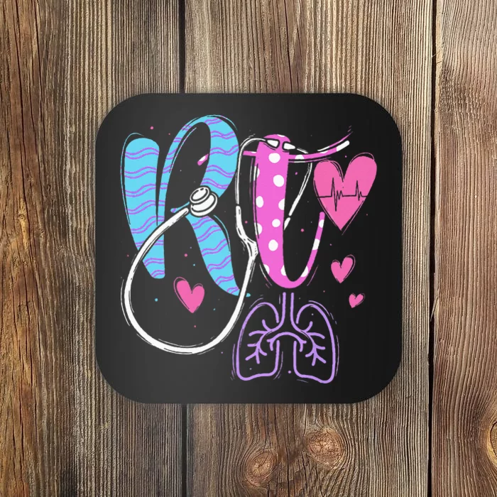 RT Respiratory Therapist Therapy Medical Practitioner Coaster