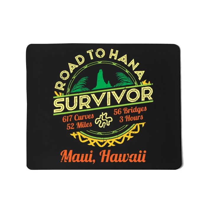 RJC Road To Hana Survivor Maui Hawaii Trip Adventure Mousepad