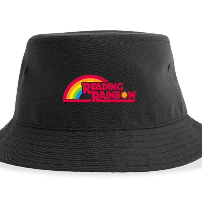 Reading Rainbow Teacher Appreciation Book Lover Sustainable Bucket Hat