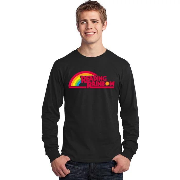 Reading Rainbow Teacher Appreciation Book Lover Tall Long Sleeve T-Shirt