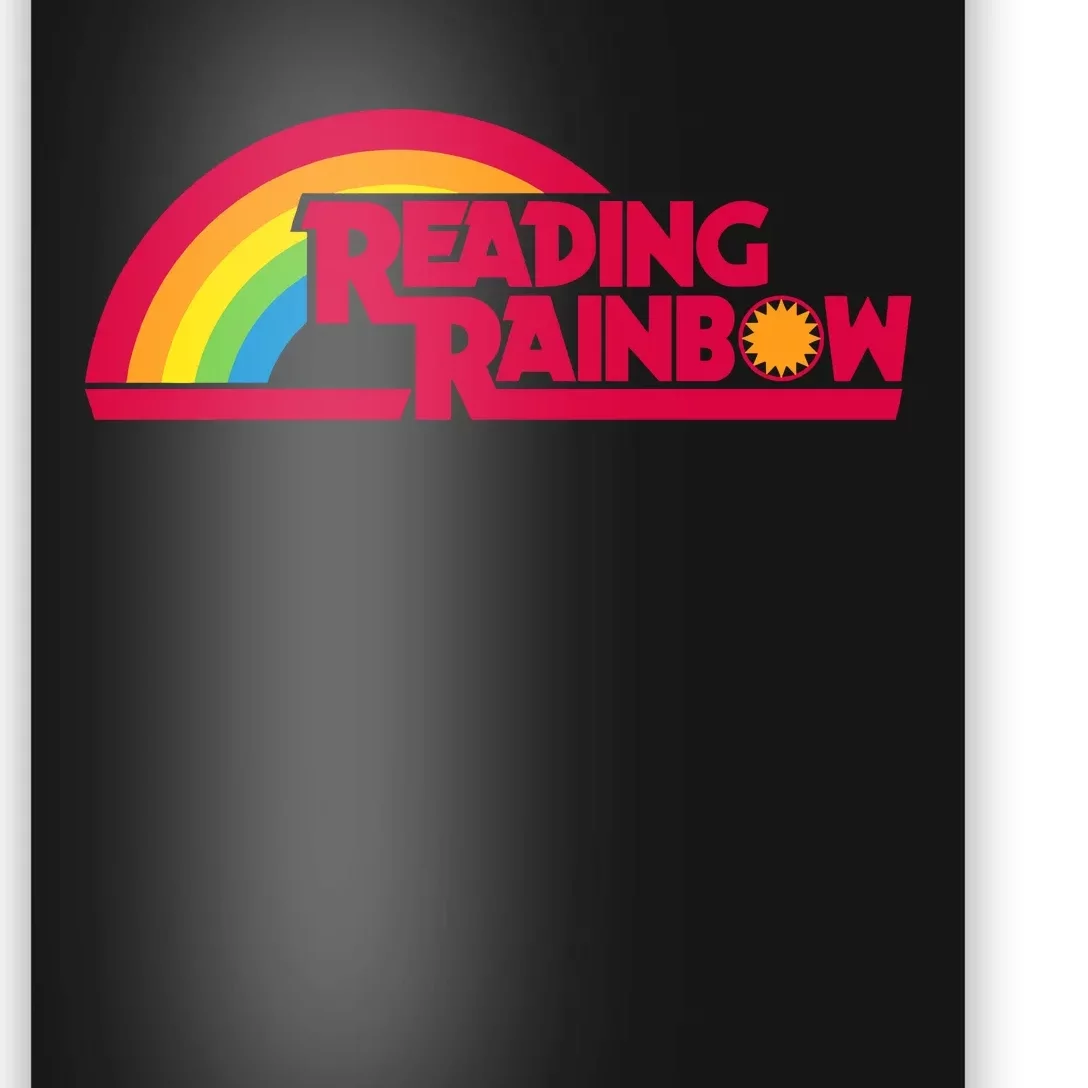 Reading Rainbow Teacher Appreciation Book Lover Poster