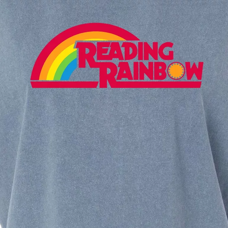 Reading Rainbow Teacher Appreciation Book Lover Garment-Dyed Women's Muscle Tee