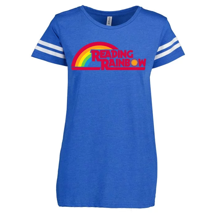 Reading Rainbow Teacher Appreciation Book Lover Enza Ladies Jersey Football T-Shirt