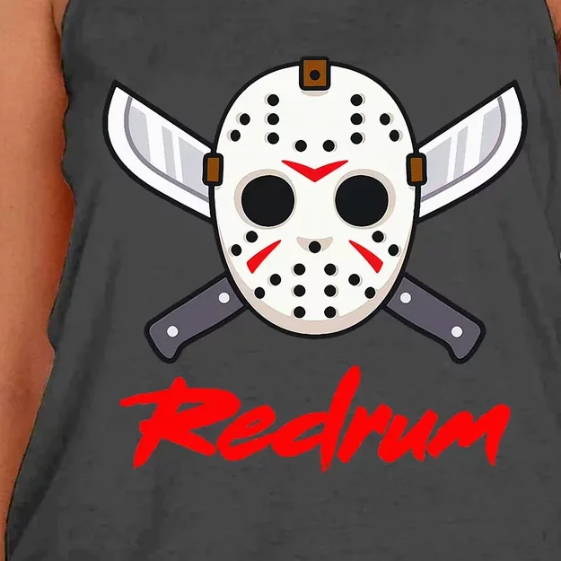 Redrum Rap Trap Uk Drill Women's Knotted Racerback Tank