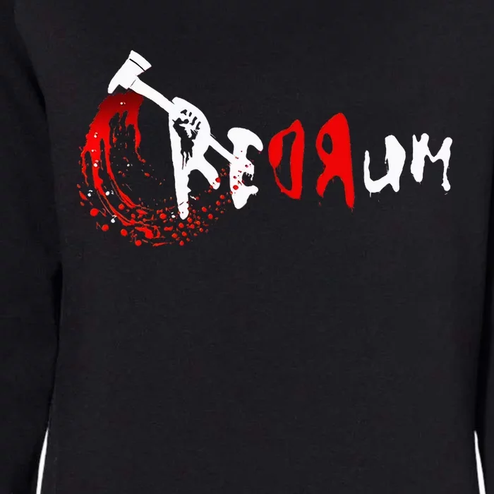 Redrum Rap Trap Uk Drill Womens California Wash Sweatshirt