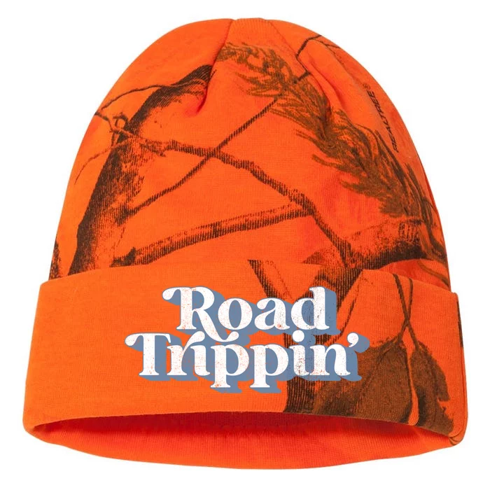 Retro Road Trippin Funny Vintage 70s Disco Party Costume Cute Gift Kati - 12in Camo Beanie