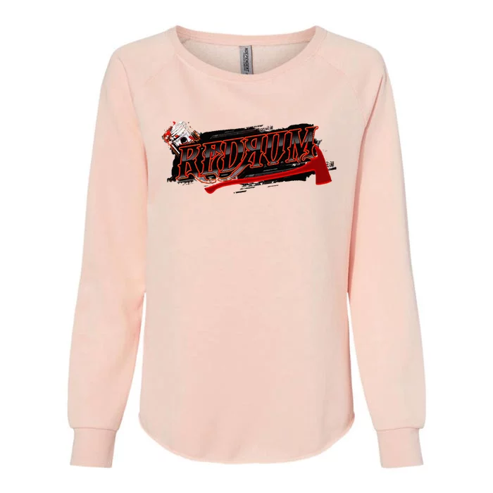 Redrum Rap Trap Uk Drill Womens California Wash Sweatshirt