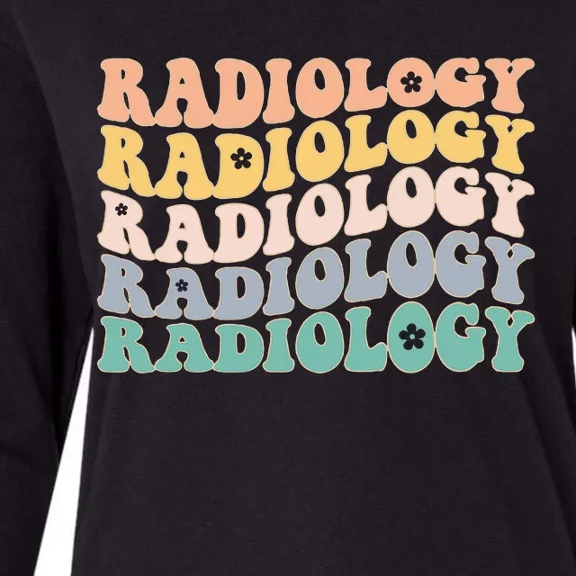 Radiology Radiologic Technologist Xray Tech Womens Cotton Relaxed Long Sleeve T-Shirt