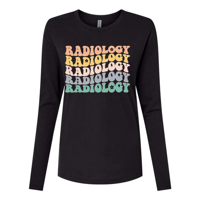 Radiology Radiologic Technologist Xray Tech Womens Cotton Relaxed Long Sleeve T-Shirt