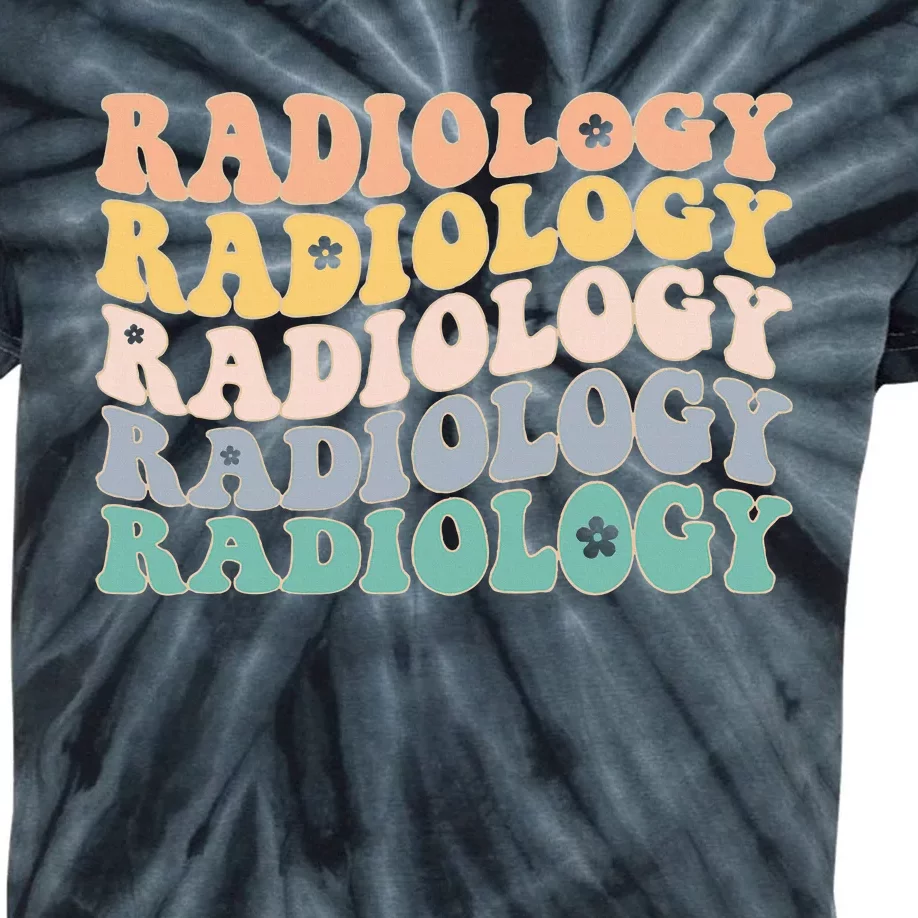 Radiology Radiologic Technologist Xray Tech Kids Tie-Dye T-Shirt