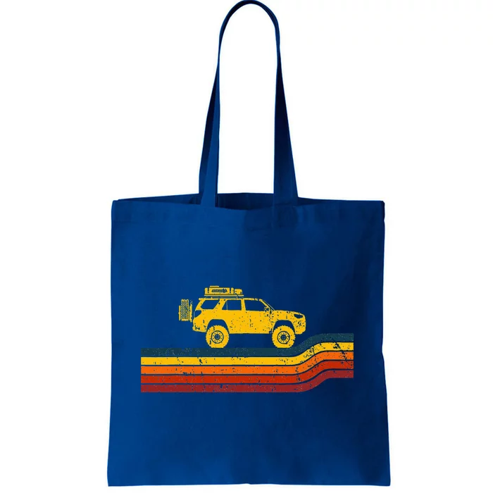 Retro Runner Tracks 4x4 Offload Camping Tote Bag