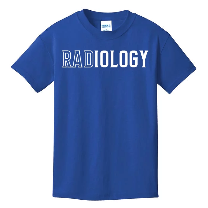 Rad Radiology Tech Simple Unique Xray Tech Gift Idea Gift Kids T-Shirt