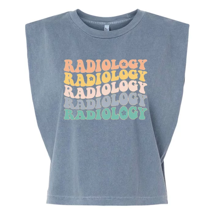 Radiology Radiologic Technologist Xray Tech Garment-Dyed Women's Muscle Tee