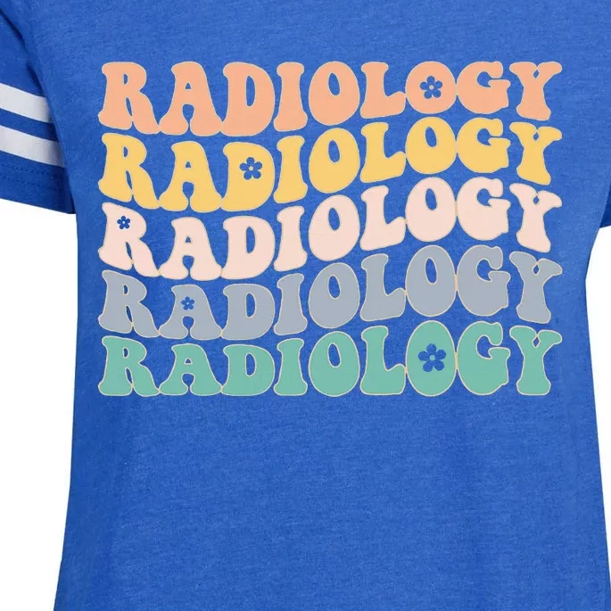 Radiology Radiologic Technologist Xray Tech Enza Ladies Jersey Football T-Shirt