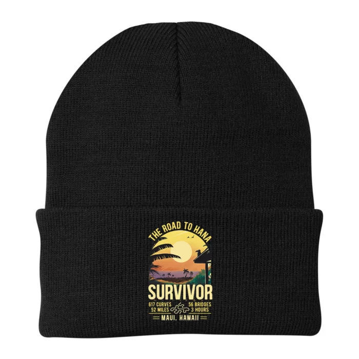 Rjc Road To Hana Survivor Maui Hawaii Trip Adventure Knit Cap Winter Beanie